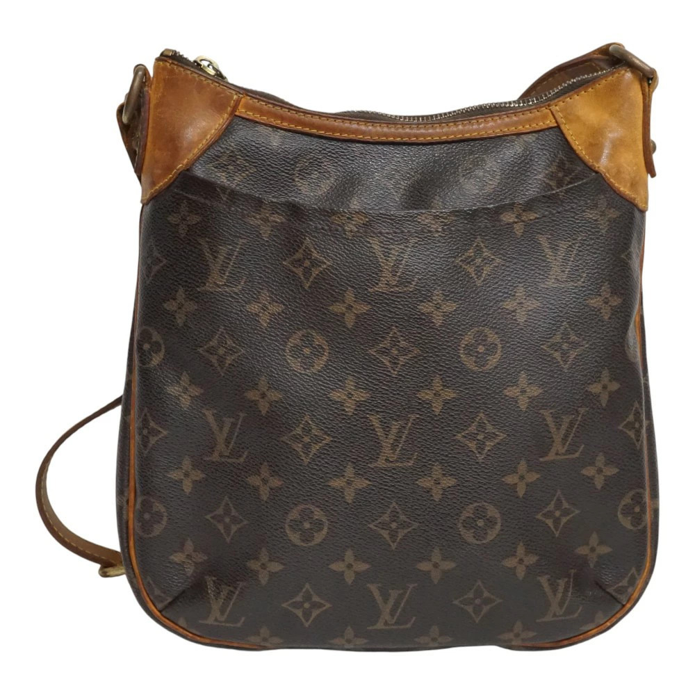 LOUIS VUITTON Odeon Bag Monogram Canvas Brown Shoulder LV